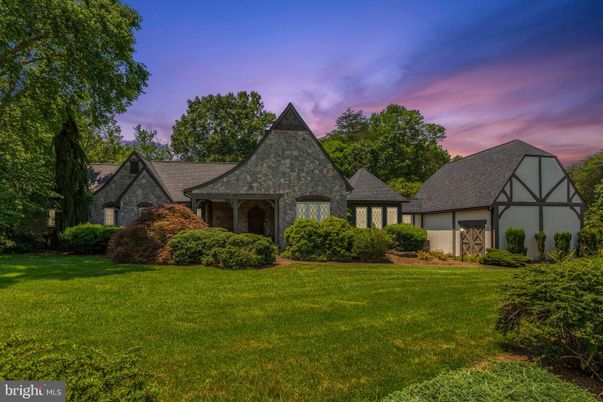 Backyard, Exterior, Facade, Tudor Revival