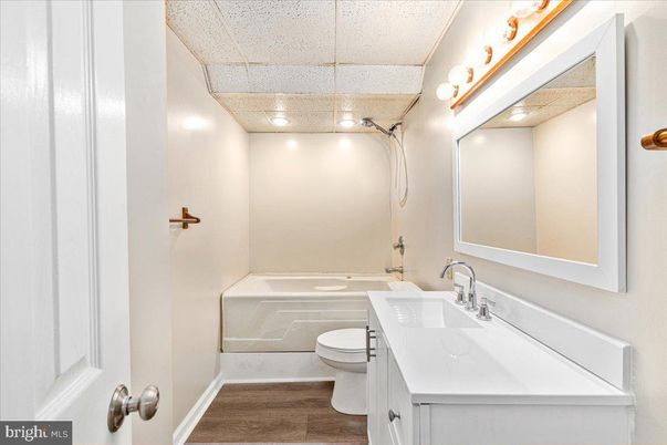 Bathroom, Interior, Wood Texture Flooring