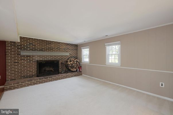 Empty room, Fireplace, Interior, Stone Walls