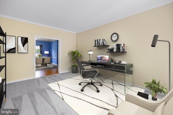 Home Office, Interior, Wood Texture Flooring