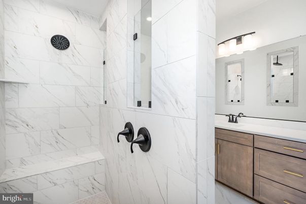 Bathroom, Interior, Marble Walls
