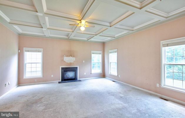 Empty room, Fireplace, Interior