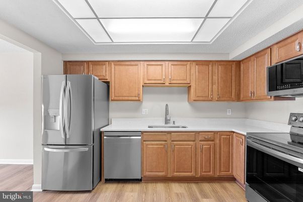Interior, Kitchen, Wood Texture Flooring