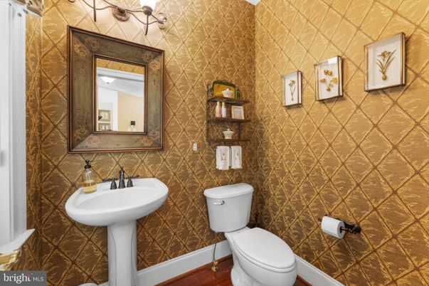 Bathroom, Interior, Wood Texture Flooring