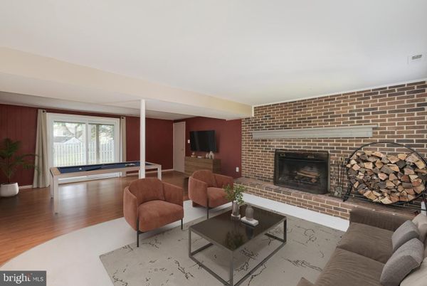 Fireplace, Interior, Living room, Stone Walls, Wood Texture Flooring