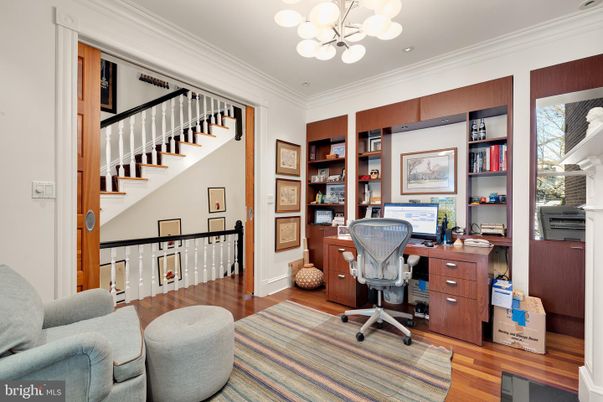 Home Office, Interior, Wood Texture Flooring