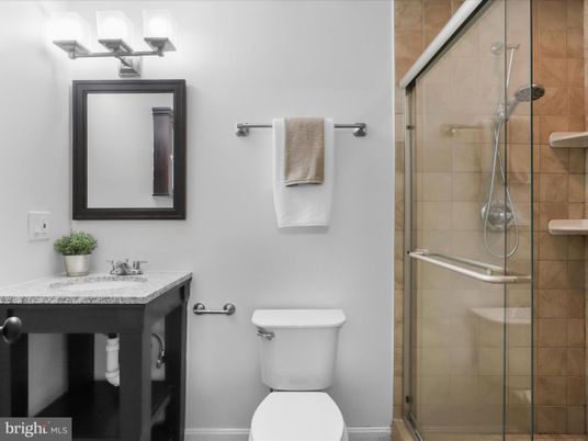 Bathroom, Glass Shower, Interior