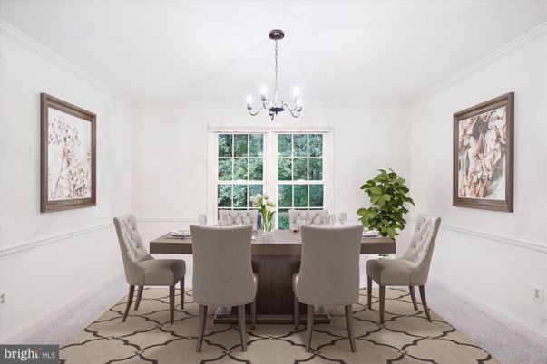 Chandelier, Dining room, Interior