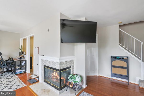 Fireplace, Interior, Wood Texture Flooring