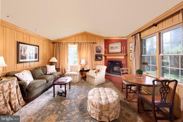 Fireplace, Interior, Living room, Recessed Lighting, Wood Texture Flooring, Wooden Walls