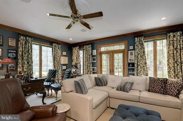 Home Office, Interior, Living room, Recessed Lighting