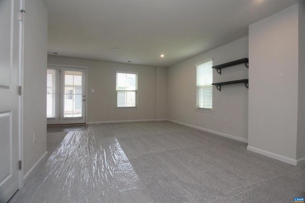 Empty room, Interior, Recessed Lighting