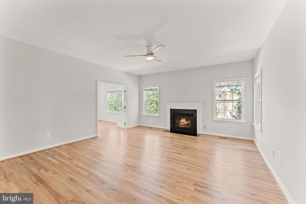 Empty room, Fireplace, Interior, Wood Texture Flooring
