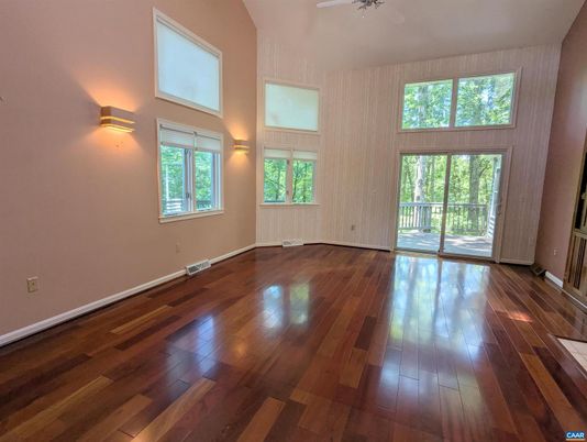 Empty room, Interior, Wood Texture Flooring