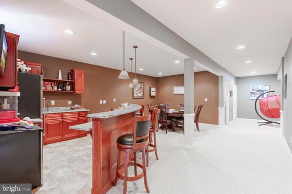 Dining room, Interior, Pendant Lights, Recessed Lighting