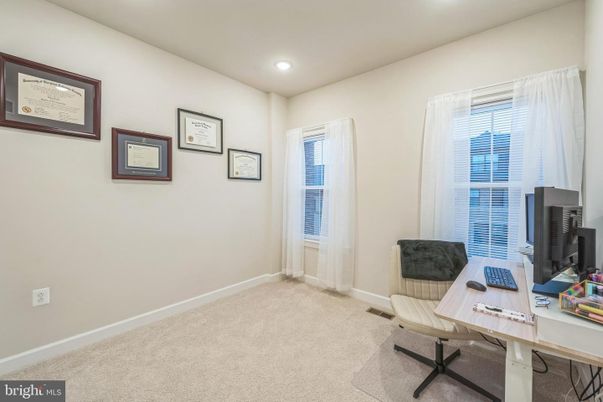 Home Office, Interior, Recessed Lighting