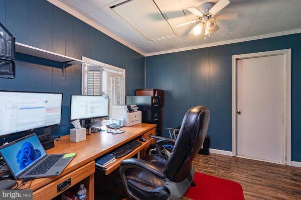 Home Office, Interior, Wood Texture Flooring