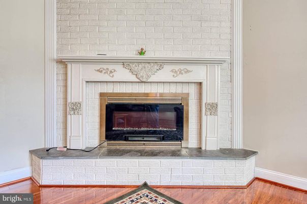 Fireplace, Interior, Stone Walls, Wood Texture Flooring