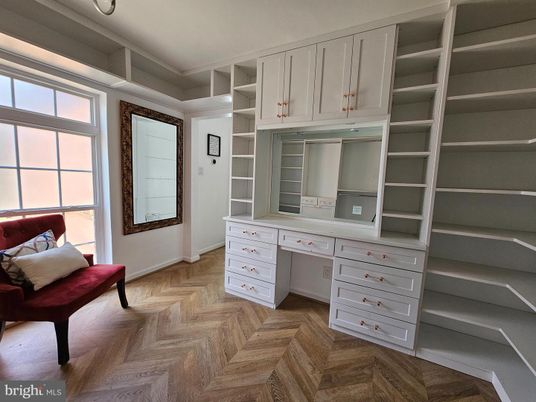 Interior, Walk-in Closets, Wood Texture Flooring