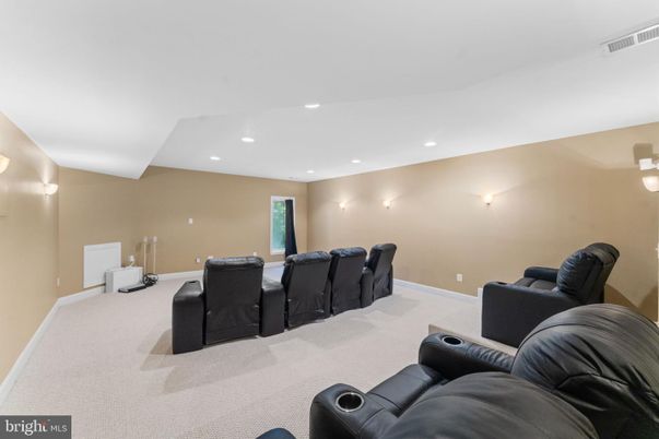 Home Theatre Room, Interior, Recessed Lighting, Theatre Room