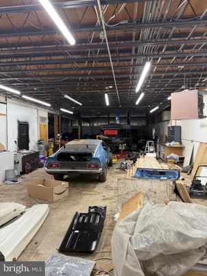 Garage, Interior, Recessed Lighting, Stone Walls