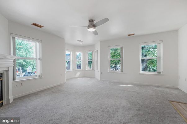 Empty room, Fireplace, Interior, Recessed Lighting
