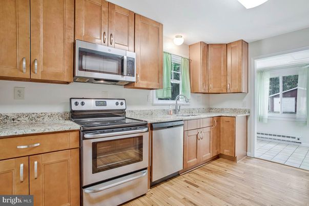 Interior, Kitchen, Wood Texture Flooring