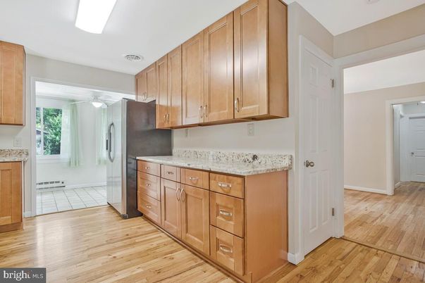 Interior, Kitchen, Wood Texture Flooring