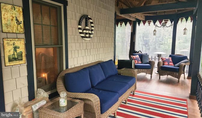 Interior, Living room, Stone Walls, Wood Texture Flooring