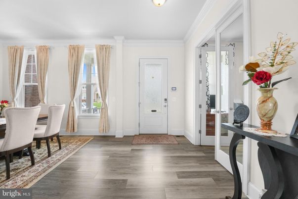 Dining room, Interior, Wood Texture Flooring