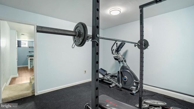 Fitness Equipment, Interior, Wood Texture Flooring