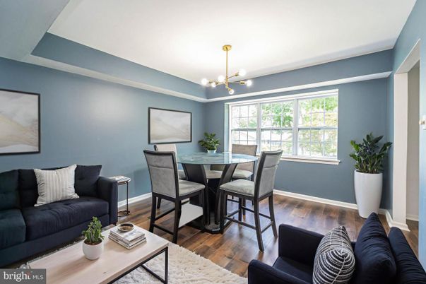 Dining room, Interior, Living room, Pendant Lights, Wood Texture Flooring