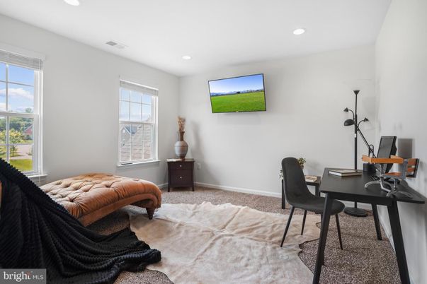 Home Office, Interior, Recessed Lighting