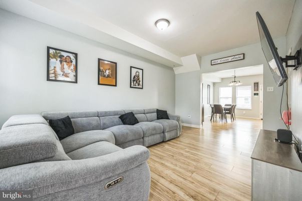 Dining room, Interior, Living room, Pendant Lights, Wood Texture Flooring