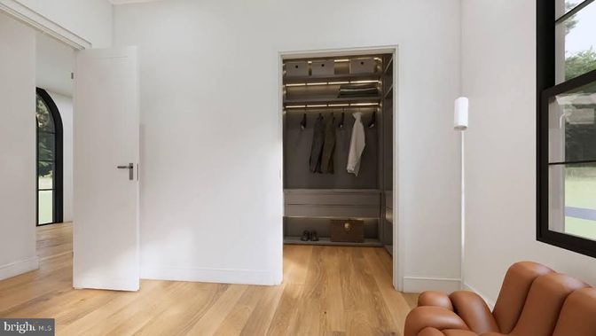 Interior, Walk-in Closets, Wood Texture Flooring
