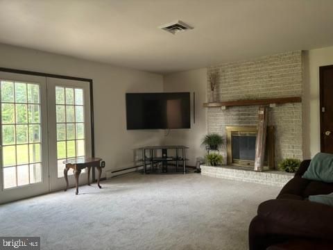 Fireplace, Interior, Stone Walls