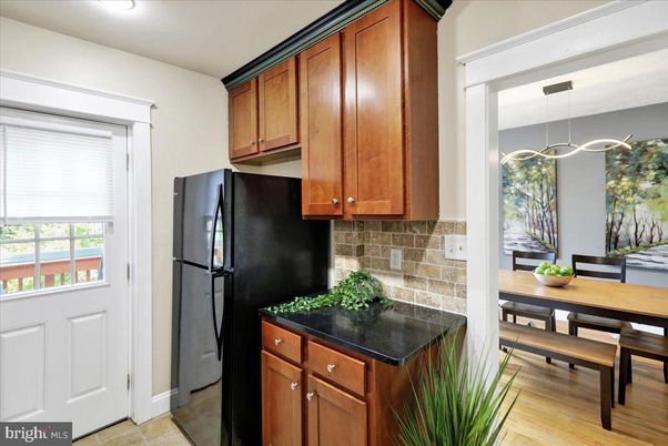 Dining room, Interior, Kitchen, Pendant Lights, Wood Texture Flooring