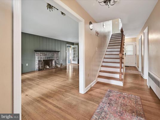 Fireplace, Interior, Wood Texture Flooring