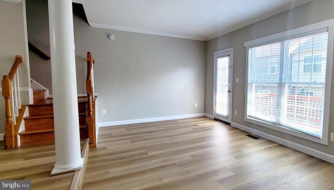 Empty room, Interior, Wood Texture Flooring