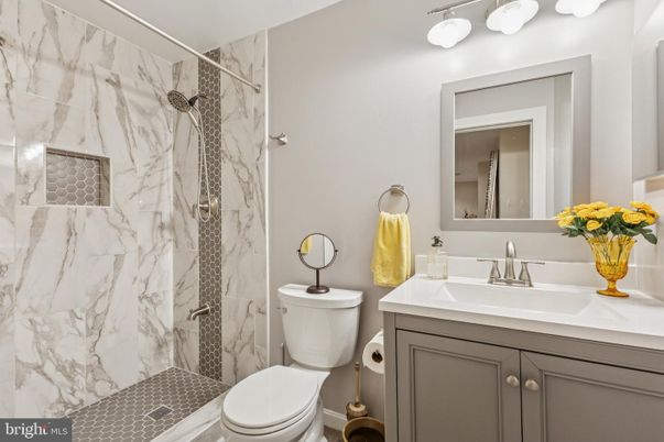Bathroom, Interior, Marble Walls
