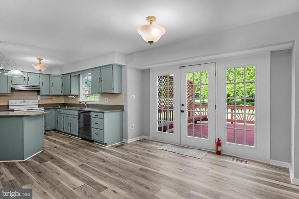 Interior, Kitchen, Wood Texture Flooring