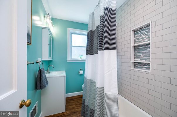 Bathroom, Interior, Wood Texture Flooring