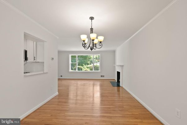 Chandelier, Empty room, Fireplace, Interior, Wood Texture Flooring
