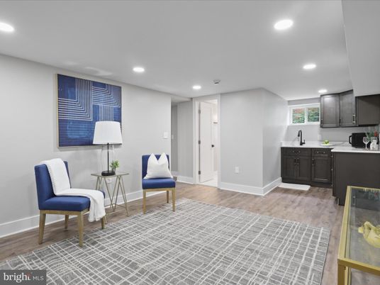Home Office, Interior, Kitchen, Recessed Lighting, Wood Texture Flooring