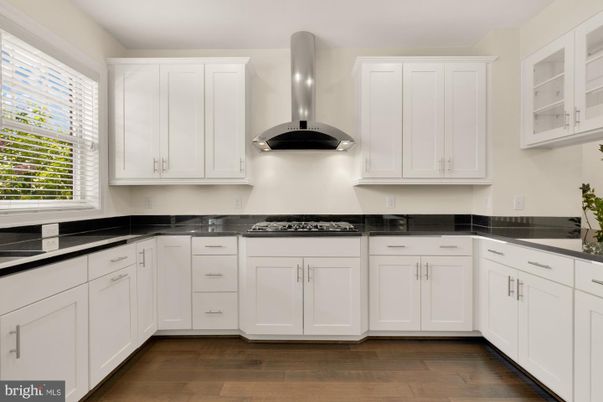 Interior, Kitchen, Wood Texture Flooring