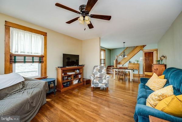 Dining room, Interior, Living room, Pendant Lights, Wood Texture Flooring