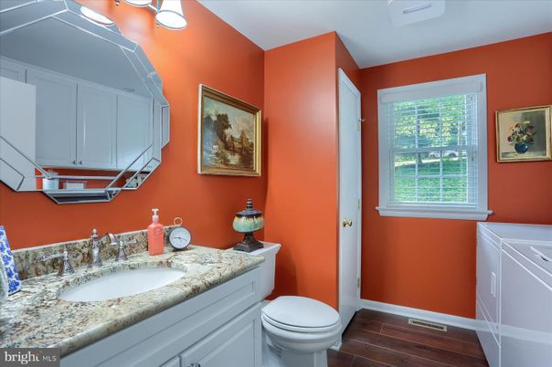 Bathroom, Interior, Wood Texture Flooring