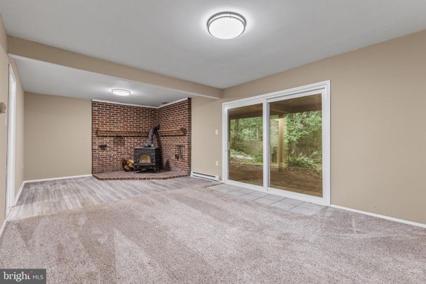 Empty room, Fireplace, Interior, Stone Walls