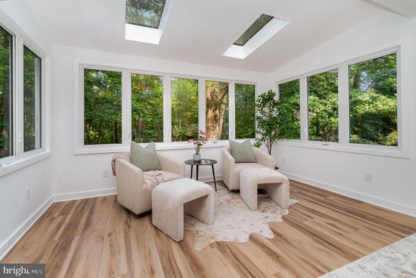 Interior, Sun Room, Wood Texture Flooring