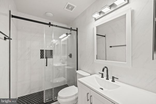 Bathroom, Glass Shower, Interior